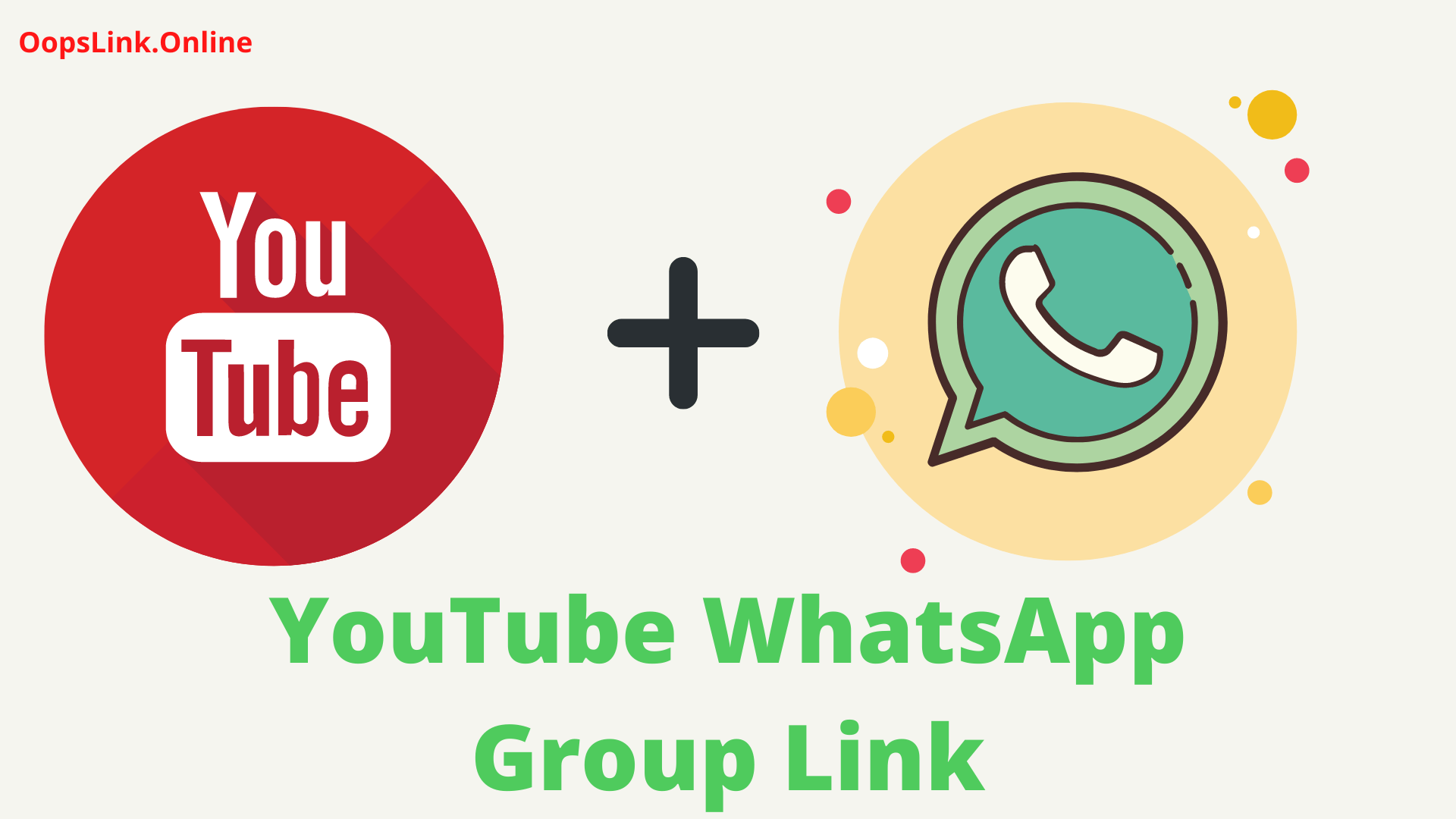 YouTube WhatsApp Group Link