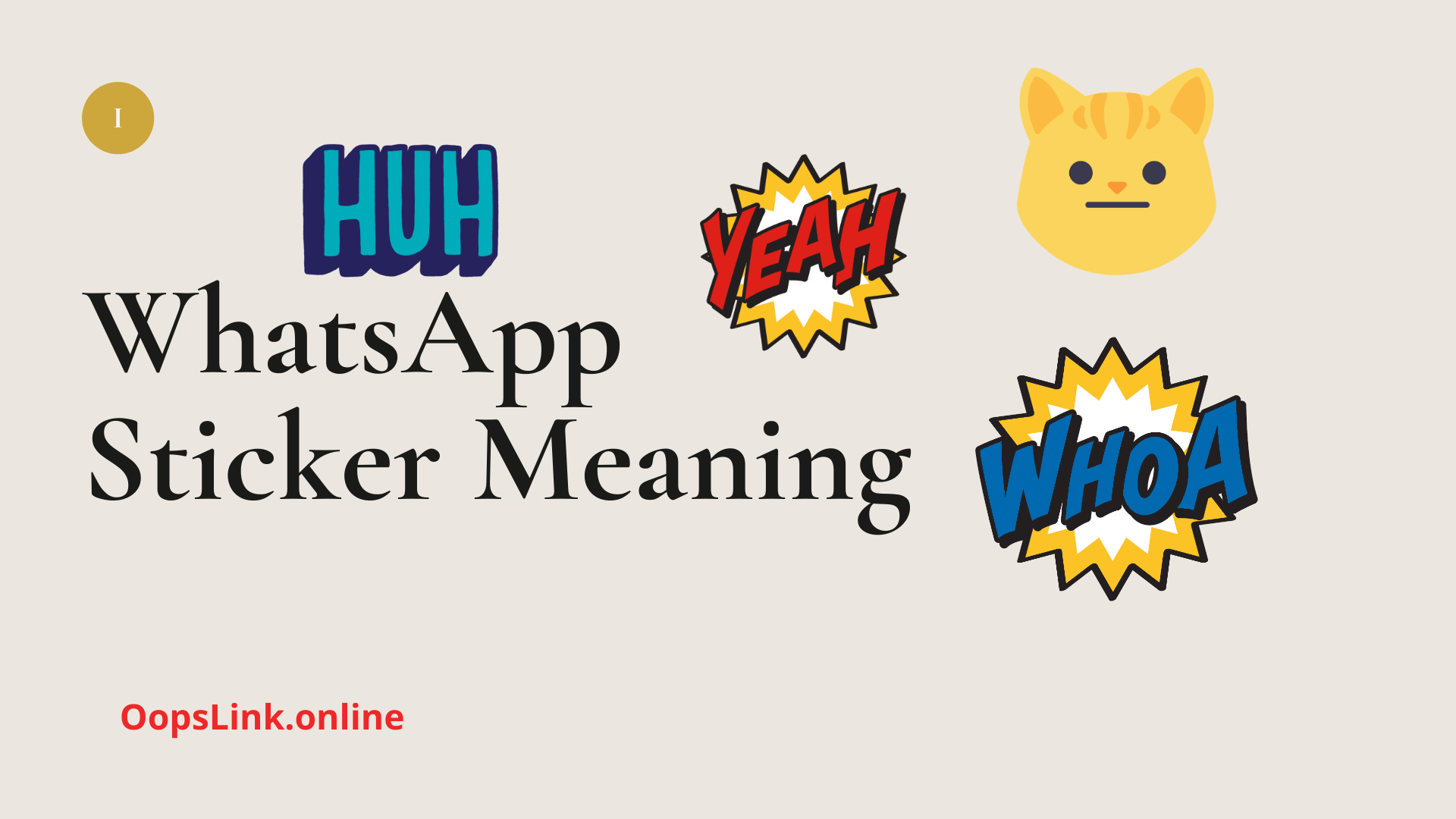 WhatsApp Sticker Meaning