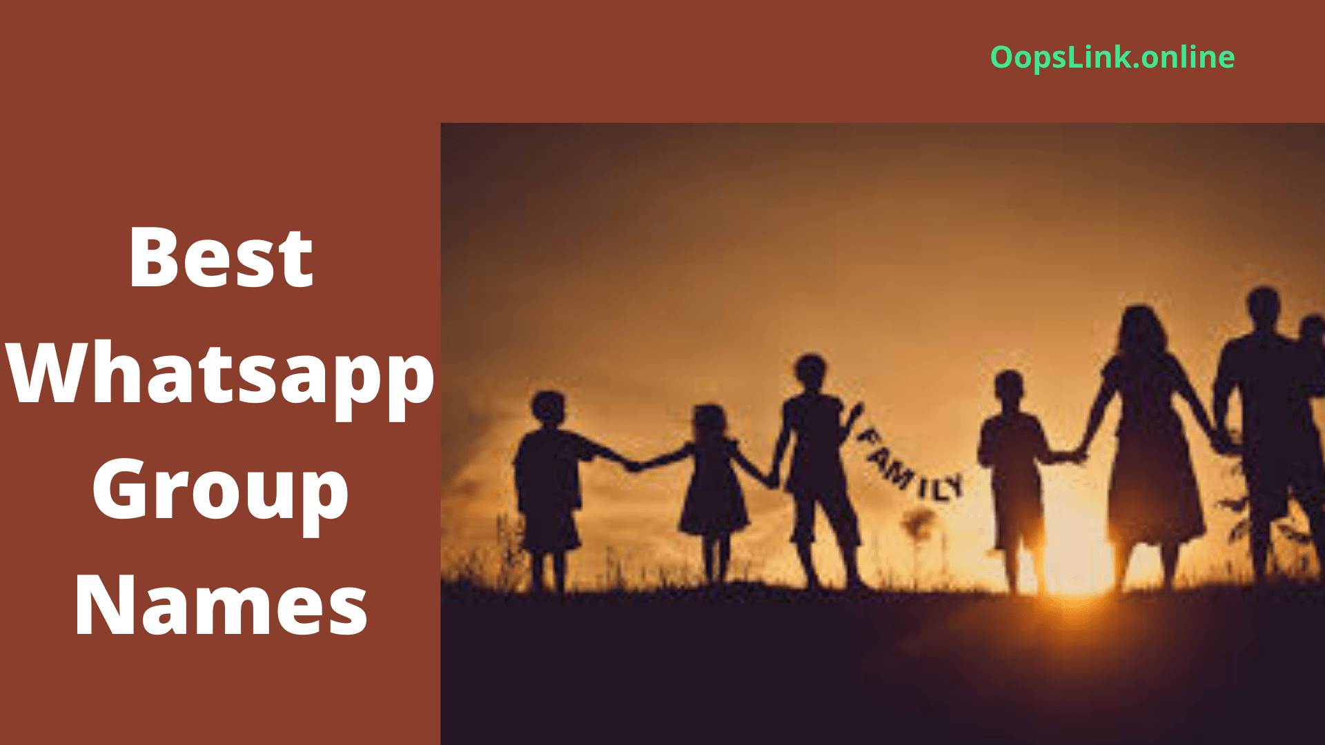 Best Whatsapp Group Names