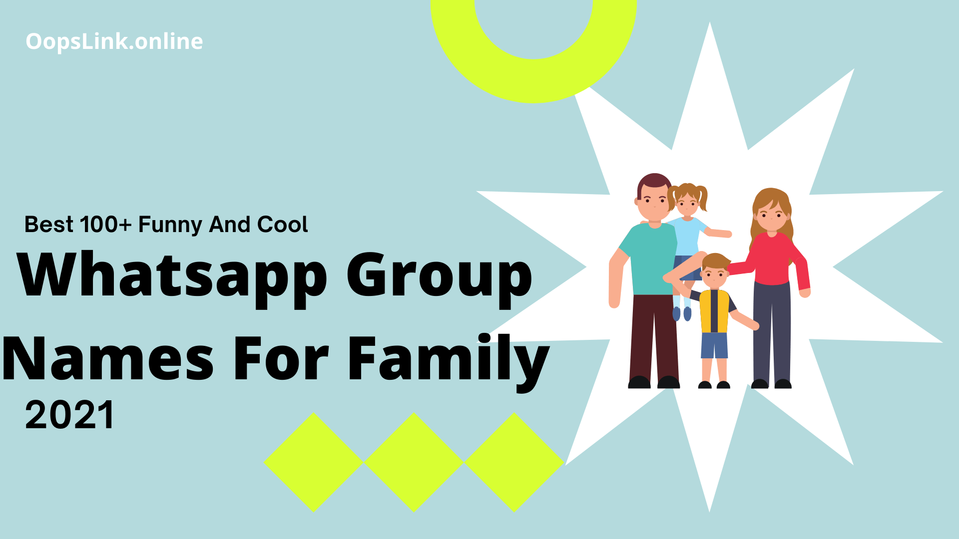 Whatsapp Group Names For Family