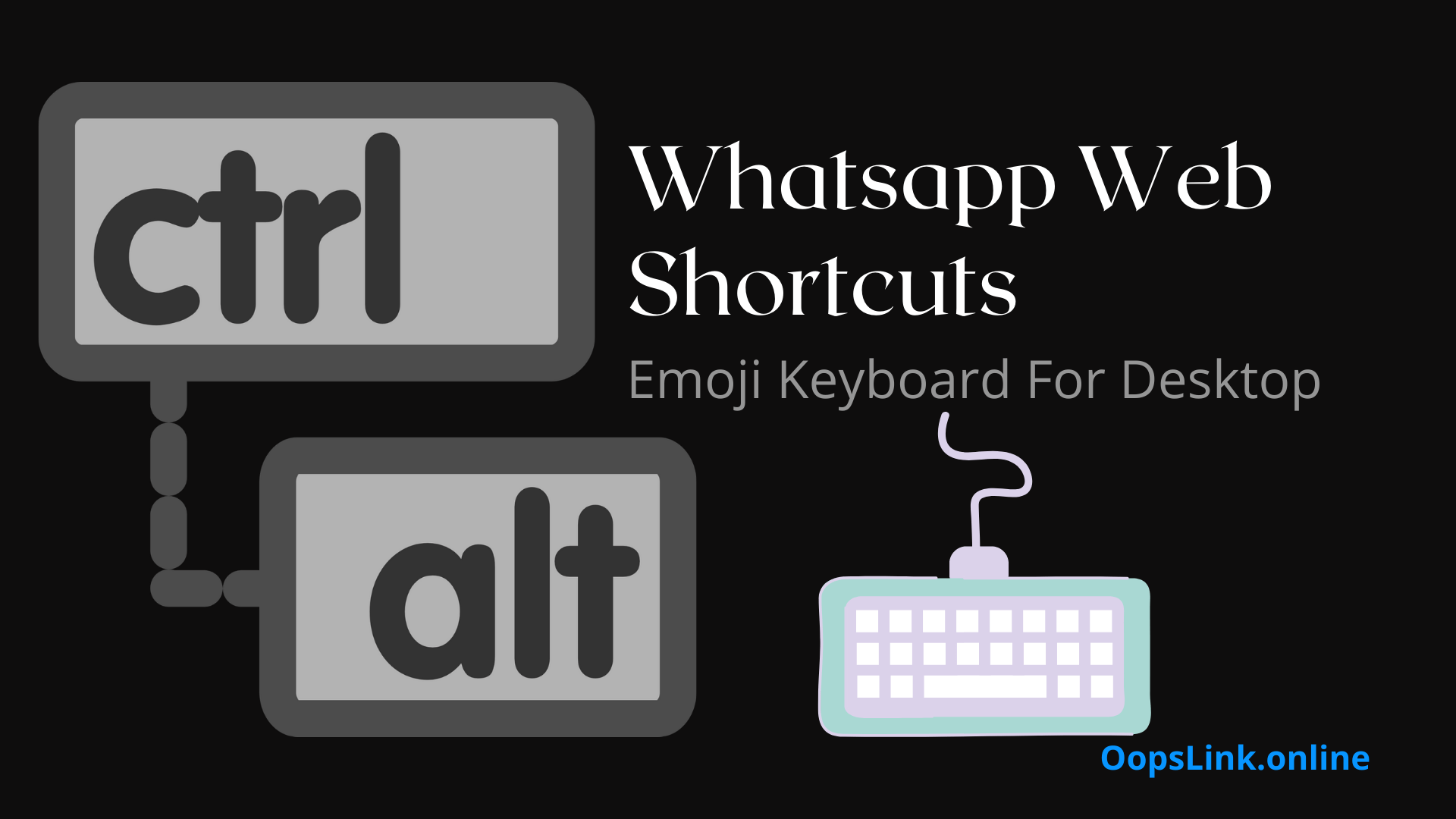Whatsapp Web Shortcuts